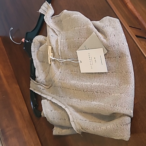 Women's Size Small sleeveless "andthewhy" shirt.  Tan color. NWT - Picture 11 of 11